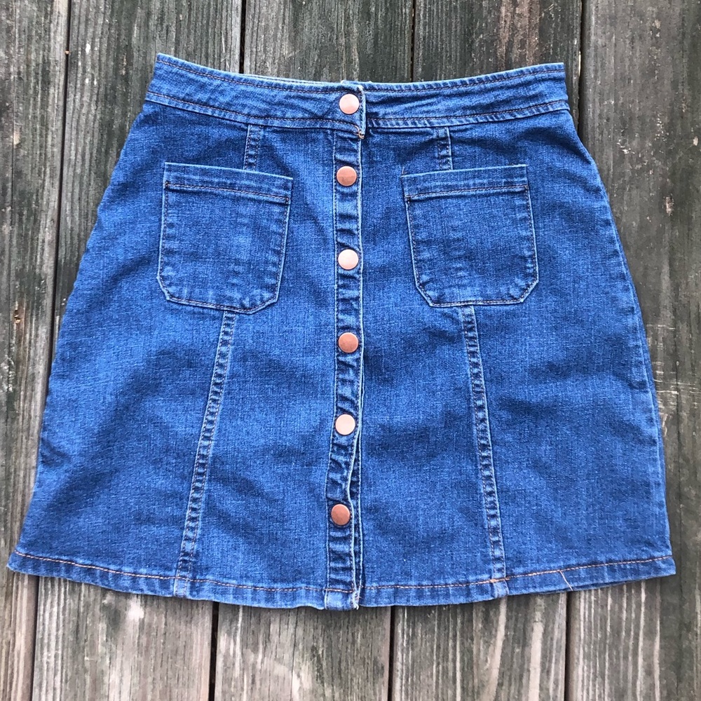 Denim skirt